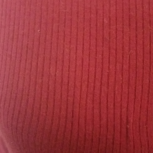 NWOT-NEW DIRECTION BRGNDY RIBBED KNIT SKATER DRESS - Picture 4 of 6